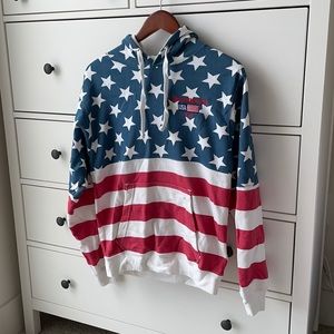 Washington DC American Flag Hoodie